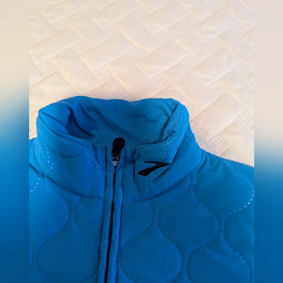 Brooks Blue Quilted Running Jacket Sz.XS - Picture 5 of 12